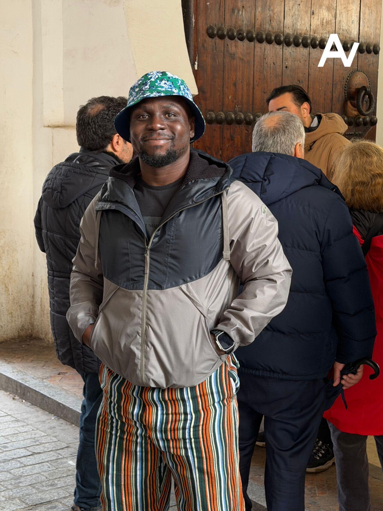 Dr. Victor Ademola on assignment abroad